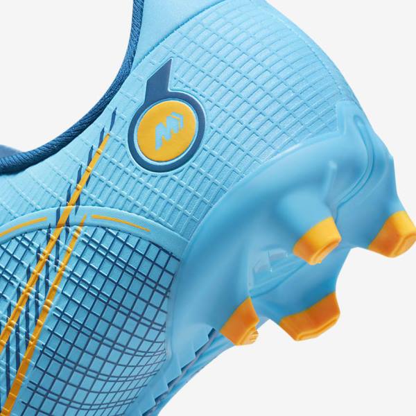 Botas de fútbol Nike Jr. Mercurial Vapor 14 Academy MG Older Multi-Ground Niños Azules Naranjas | NK263VHM