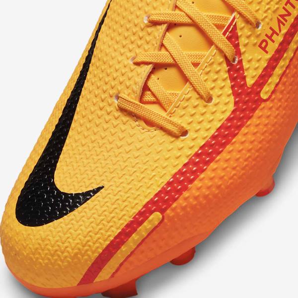 Botas de fútbol Nike Jr. Phantom GT2 Academy MG Older Multi-Ground Niños Naranjas Rojas Claro Negras | NK987ZKB