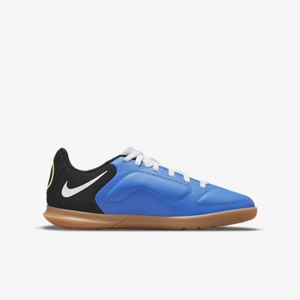 Botas de fútbol Nike Jr. Tiempo Legend 9 Club IC Older Indoor-Court Niños Azules Claro Verde Claro Marrones Negras | NK361WVO