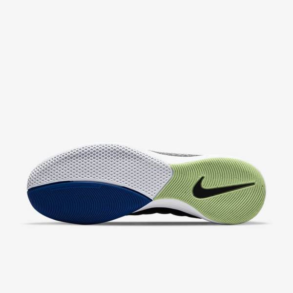 Botas de fútbol Nike Lunar Gato II IC Indoor Court Hombre Negras Azules Claro Verde Claro | NK630WFI