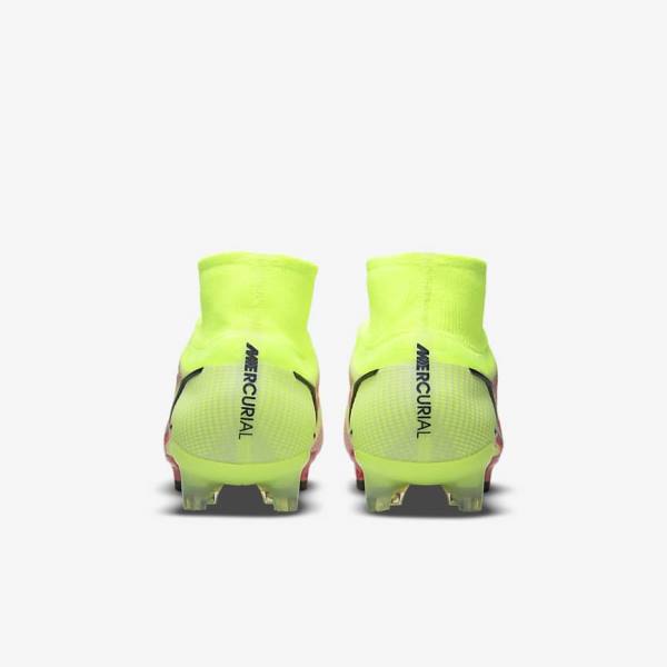 Botas de fútbol Nike Mercurial Superfly 8 Elite FG Firm-Grounds Hombre Negras Rojas Claro | NK278LCF