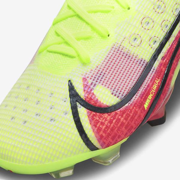 Botas de fútbol Nike Mercurial Superfly 8 Elite FG Firm-Grounds Hombre Negras Rojas Claro | NK278LCF