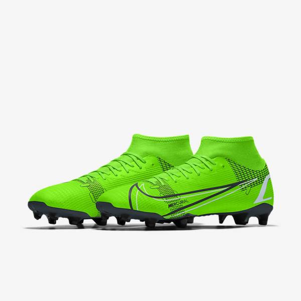 Botas de fútbol Nike Mercurial Superfly 8 Academy By You Custom Mujer Multicolor | NK524CRL