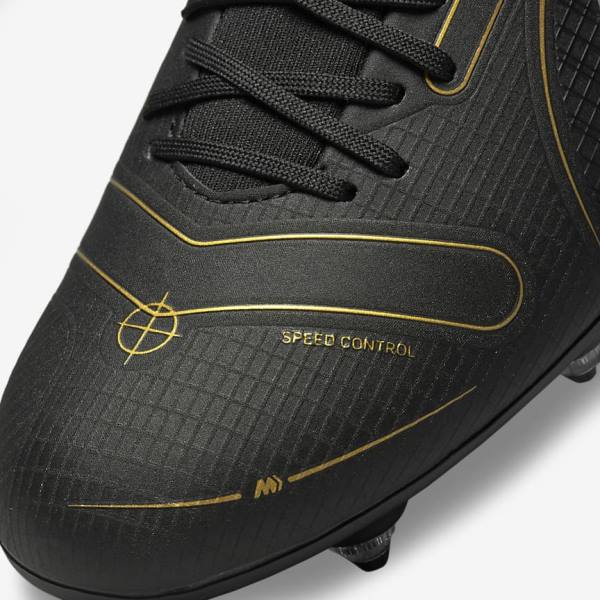 Botas de fútbol Nike Mercurial Superfly 8 Academy SG-PRO Anti-Clog Traction Soft-Grounds Hombre Negras Metal Plateadas Gris Metal Doradas | NK723TXW