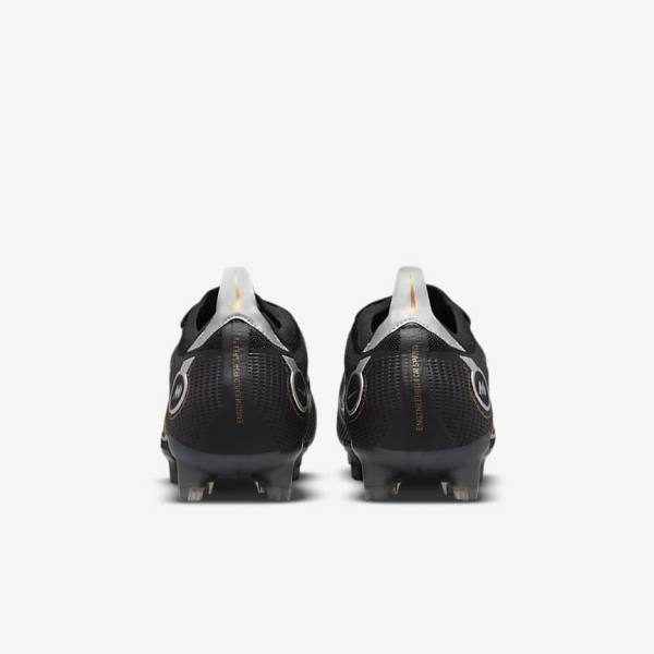 Botas de fútbol Nike Mercurial Vapor 14 Elite FG Firm-Grounds Hombre Negras Metal Plateadas Gris Metal Doradas | NK052HBI