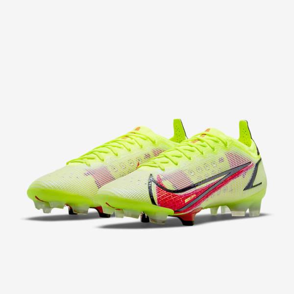 Botas de fútbol Nike Mercurial Vapor 14 Elite FG Firm-Ground Mujer Negras Rojas Claro | NK146SPH