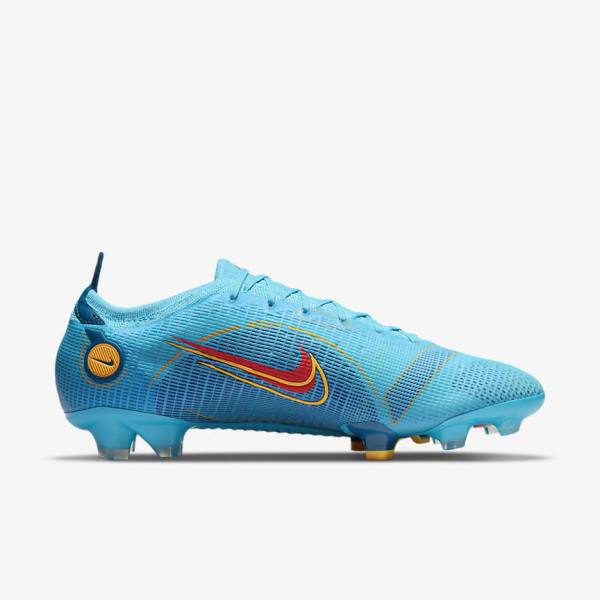 Botas de fútbol Nike Mercurial Vapor 14 Elite FG Firm-Grounds Hombre Azules Naranjas | NK150VXF