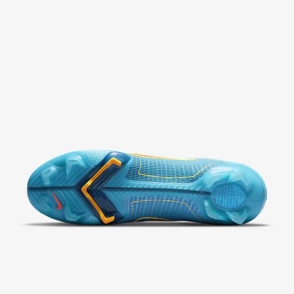 Botas de fútbol Nike Mercurial Vapor 14 Elite FG Firm-Grounds Mujer Azules Naranjas | NK235MJK