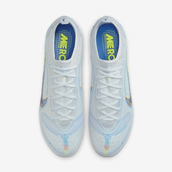 Botas de fútbol Nike Mercurial Vapor 14 Elite FG Firm-Grounds Mujer Gris Azules Claro Azules | NK238IFZ