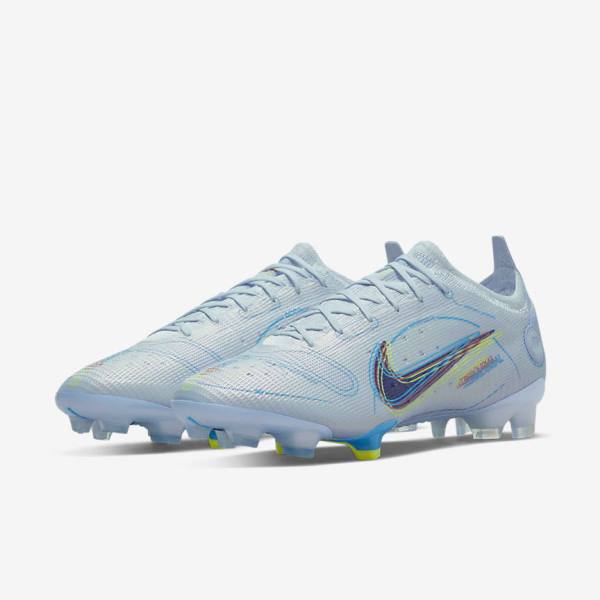 Botas de fútbol Nike Mercurial Vapor 14 Elite FG Firm-Grounds Mujer Gris Azules Claro Azules | NK238IFZ