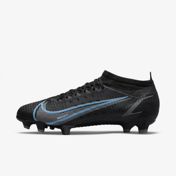 Botas de fútbol Nike Mercurial Vapor 14 Pro FG Firm-Ground Mujer Negras | NK406QJL