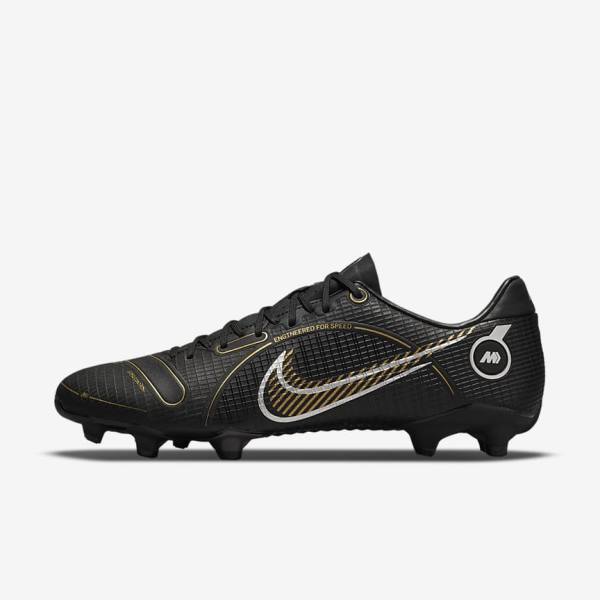 Botas de fútbol Nike Mercurial Vapor 14 Academy MG Multi-Ground Hombre Negras Metal Plateadas Gris Metal Doradas | NK507MQJ