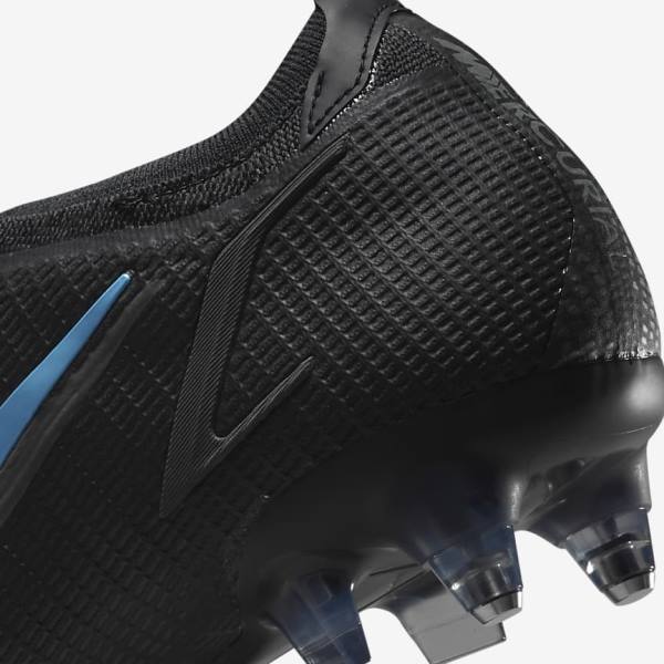 Botas de fútbol Nike Mercurial Vapor 14 Elite SG-Pro AC Soft-Ground Hombre Negras Gris | NK598CBJ