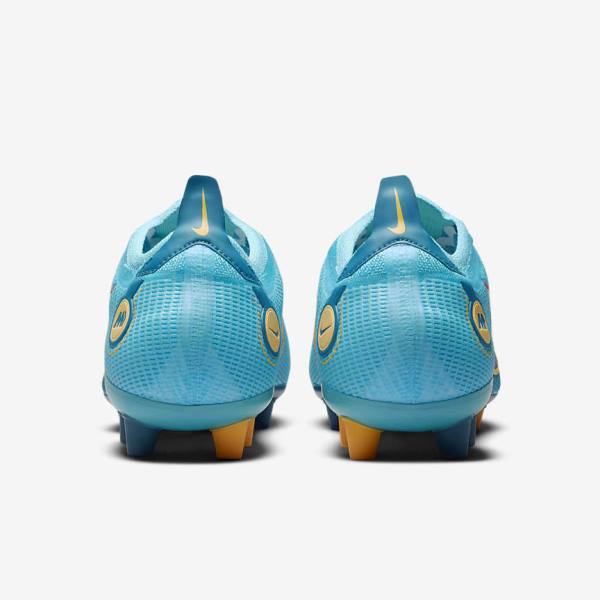 Botas de fútbol Nike Mercurial Vapor 14 Elite AG Artificial-Grounds Hombre Azules Naranjas | NK603WPJ