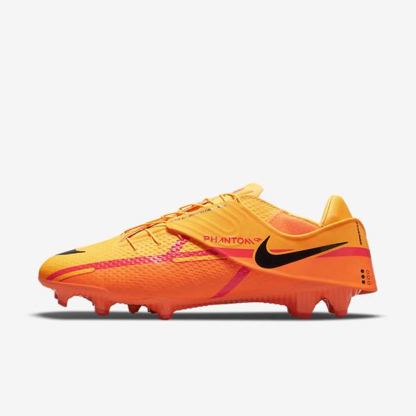 Botas de fútbol Nike Phantom GT2 Academy FlyEase MG Multi-Grounds Hombre Naranjas Rojas Claro Negras | NK061PBM