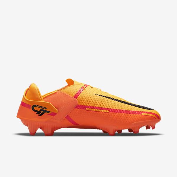 Botas de fútbol Nike Phantom GT2 Academy FlyEase MG Multi-Grounds Mujer Naranjas Rojas Claro Negras | NK260SXF