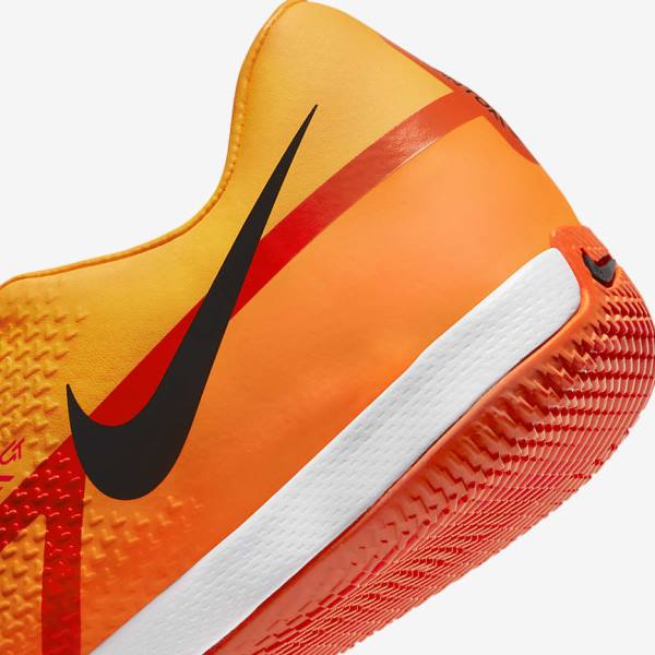 Botas de fútbol Nike Phantom GT2 Academy IC Indoor-Court Mujer Naranjas Rojas Claro Negras | NK730ORA