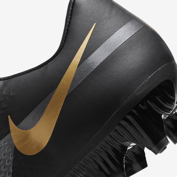 Botas de fútbol Nike Phantom GT2 Academy MG Multi-Ground Mujer Negras Metal Doradas Gris Oscuro Metal Gris Oscuro | NK851WFL