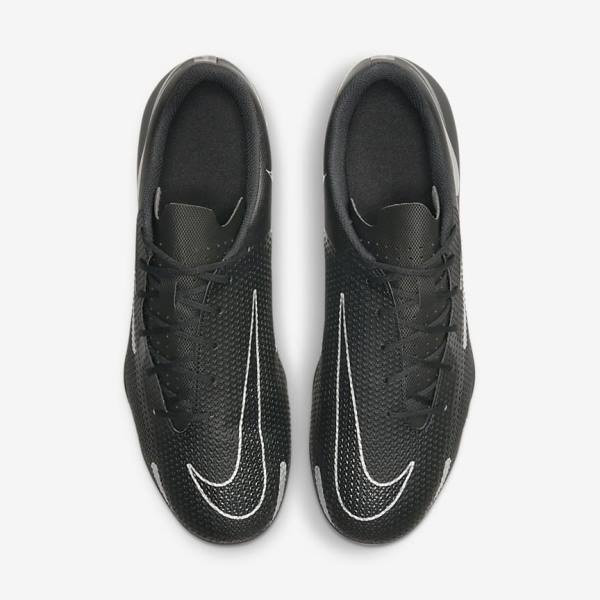 Botas de fútbol Nike Phantom GT2 Club MG Multi-Ground Hombre Negras Gris Oscuro Metal Plateadas | NK083JOC