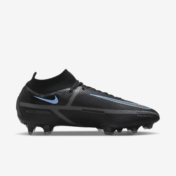 Botas de fútbol Nike Phantom GT2 Dynamic Fit Elite FG Firm-Ground Hombre Negras Gris | NK056ZNU