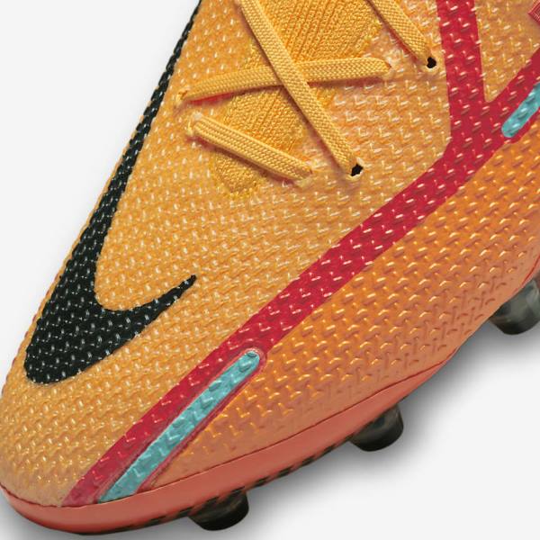 Botas de fútbol Nike Phantom GT2 Dynamic Fit Elite AG-Pro Artificial-Grass Hombre Naranjas Rojas Claro Negras | NK634XWF