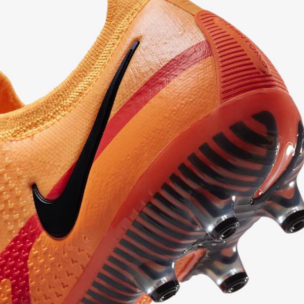 Botas de fútbol Nike Phantom GT2 Elite AG-Pro Artificial-Grass Mujer Naranjas Rojas Claro Negras | NK408QBA