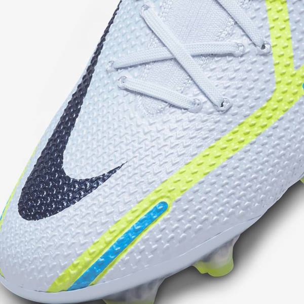 Botas de fútbol Nike Phantom GT2 Elite FG Firm-Ground Mujer Gris Azules Claro | NK895LXZ