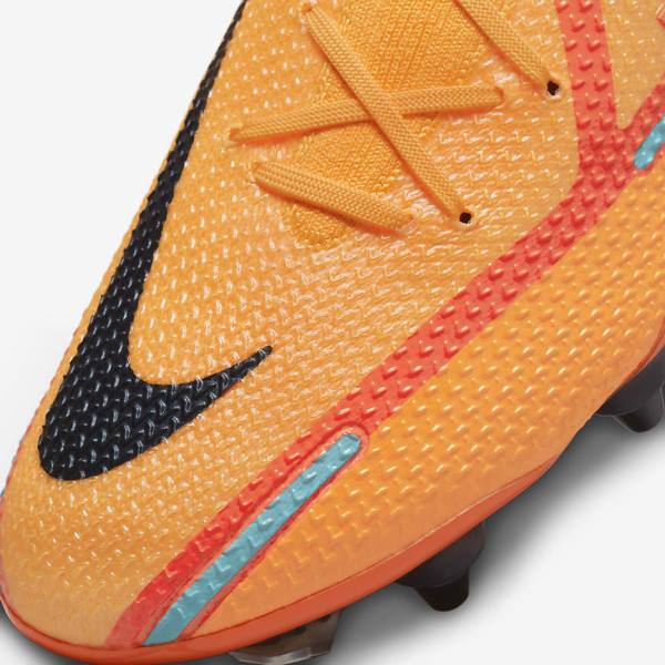 Botas de fútbol Nike Phantom GT2 Elite SG-Pro AC Soft-Ground Mujer Naranjas Rojas Claro Negras | NK480RTN