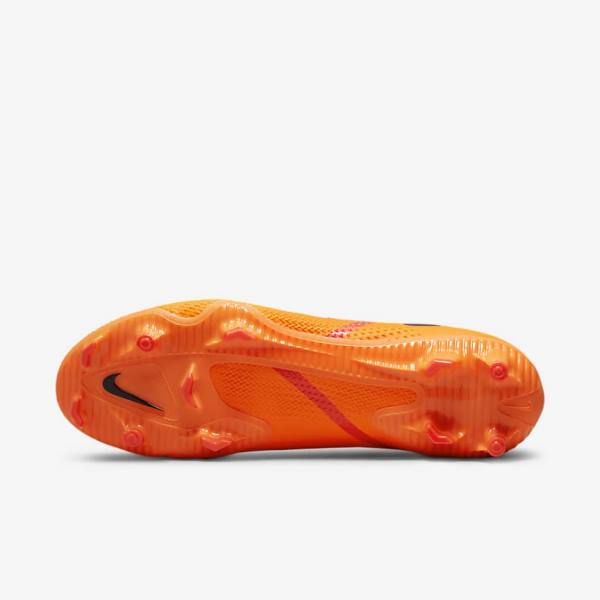 Botas de fútbol Nike Phantom GT2 Pro FG Firm-Ground Mujer Naranjas Rojas Claro Negras | NK178VDP