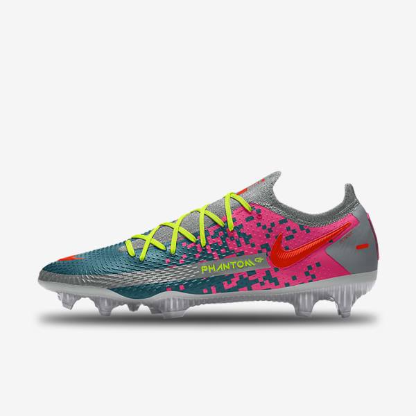 Botas de fútbol Nike Phantom GT Elite By You Custom Firm Ground Hombre Multicolor | NK957CYO