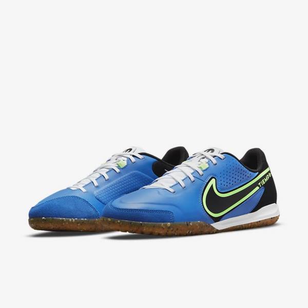 Botas de fútbol Nike Tiempo Legend 9 Academy IC Indoor-Court Mujer Azules Claro Verde Claro Marrones Negras | NK503WIS