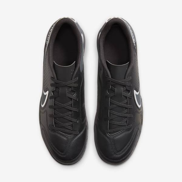 Botas de fútbol Nike Tiempo Legend 9 Club TF Turf Mujer Negras Gris Oscuro | NK743POA