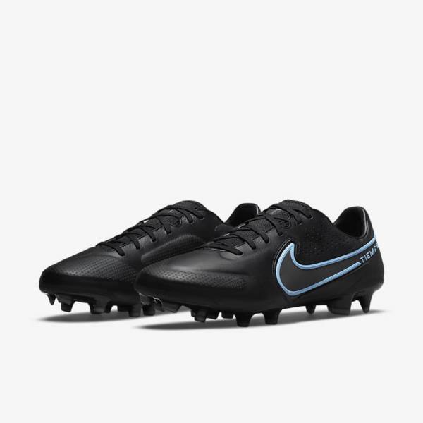 Botas de fútbol Nike Tiempo Legend 9 Pro FG Firm-Ground Hombre Negras Gris | NK653FZK