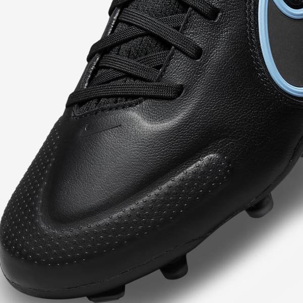 Botas de fútbol Nike Tiempo Legend 9 Pro FG Firm-Ground Hombre Negras Gris | NK653FZK