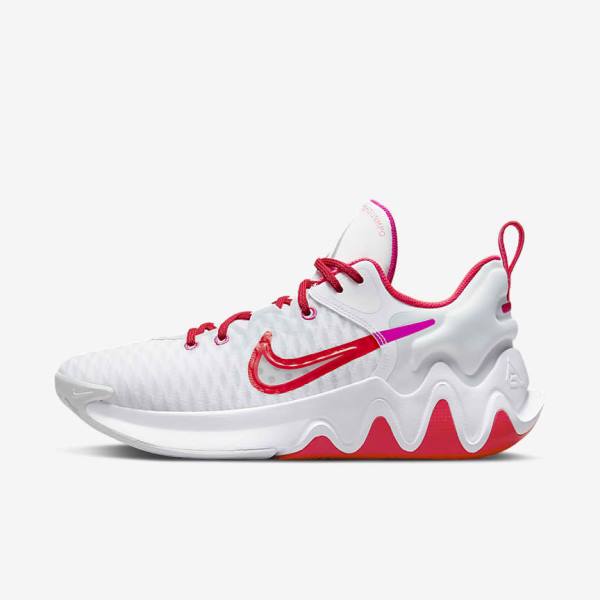 Zapatillas Baloncesto Nike Giannis Immortality Hombre Blancas Rosas Plateadas Rojas | NK876QLS