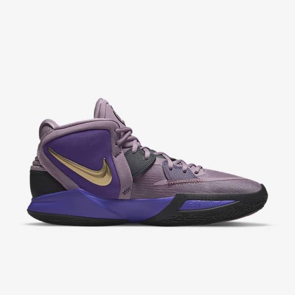 Zapatillas Baloncesto Nike Kyrie Infinity Mujer Moradas Metal Doradas | NK029KPU