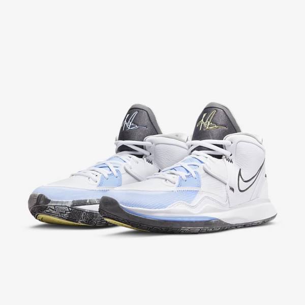 Zapatillas Baloncesto Nike Kyrie Infinity Hombre Blancas Azules Claro Gris | NK524CTD