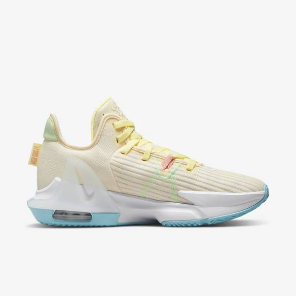 Zapatillas Baloncesto Nike LeBron Witness 6 Mujer Verde Azules | NK038GRB