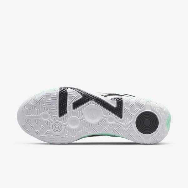 Zapatillas Baloncesto Nike PG 6 Hombre Negras Blancas Verde Menta | NK015ENS