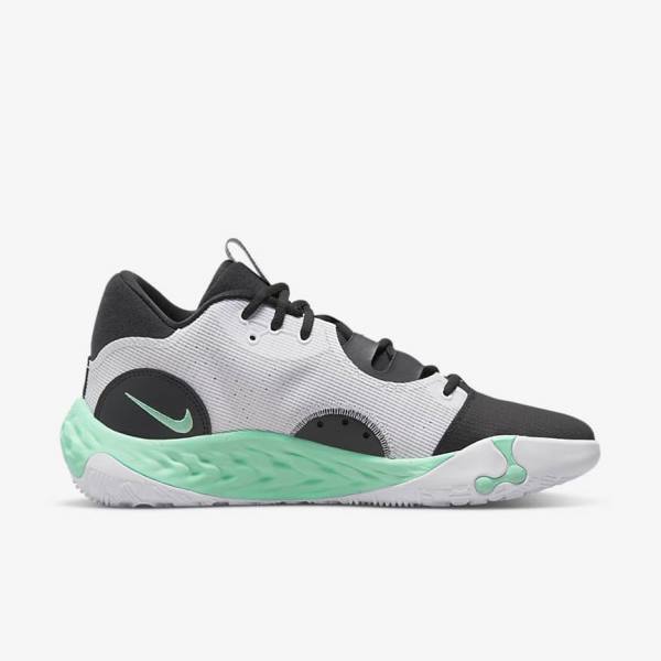 Zapatillas Baloncesto Nike PG 6 Hombre Negras Blancas Verde Menta | NK015ENS