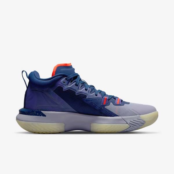 Zapatillas Baloncesto Nike Zion 1 ZNA Hombre Azules Moradas Indigo Rojas Claro | NK532LZT