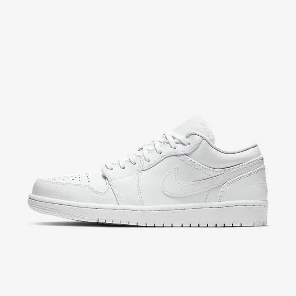 Zapatillas Jordan Nike Air Jordan 1 Low Hombre Blancas | NK108NLC