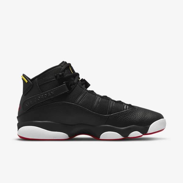 Zapatillas Jordan Nike Jordan 6 Rings Hombre Negras Blancas Amarillo Rojas | NK457DRE