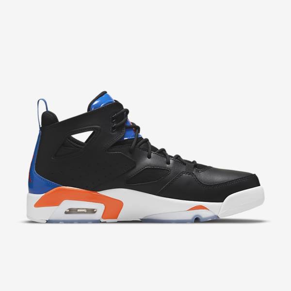 Zapatillas Jordan Nike Jordan Flight Club 91 Hombre Negras Azul Real Blancas Naranjas | NK295PNZ