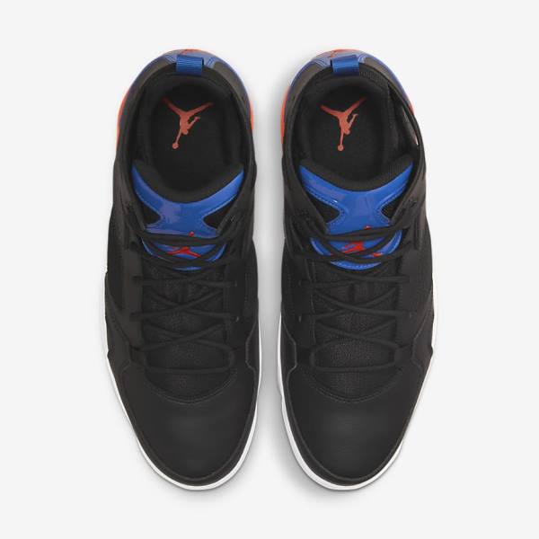 Zapatillas Jordan Nike Jordan Flight Club 91 Hombre Negras Azul Real Blancas Naranjas | NK295PNZ