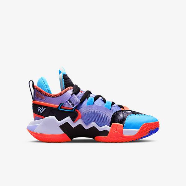 Zapatillas Jordan Nike Jordan Why Not Zer0.5 Older Niños Negras Azules Rojas Claro | NK876FBD