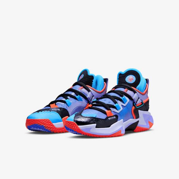 Zapatillas Jordan Nike Jordan Why Not Zer0.5 Older Niños Negras Azules Rojas Claro | NK876FBD