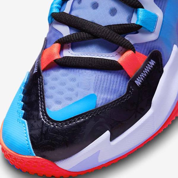 Zapatillas Jordan Nike Jordan Why Not Zer0.5 Older Niños Negras Azules Rojas Claro | NK876FBD