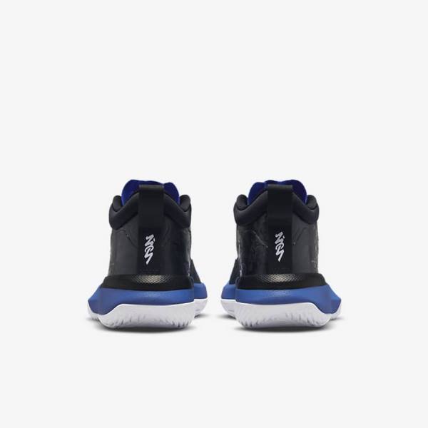 Zapatillas Jordan Nike Zion 1 Older Niños Negras Azul Real Blancas | NK254LVB