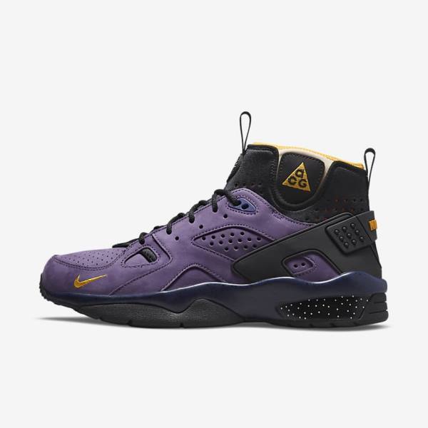 Zapatillas Nike ACG Air Mowabb Hombre Moradas Azules Negras Doradas | NK358ZVN